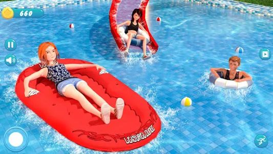 Theme Park3d Water Slide Games screenshot 12