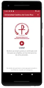 Universidad Católica de Costa  screenshot 0
