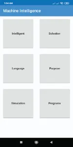 Machine intelligence screenshot 0