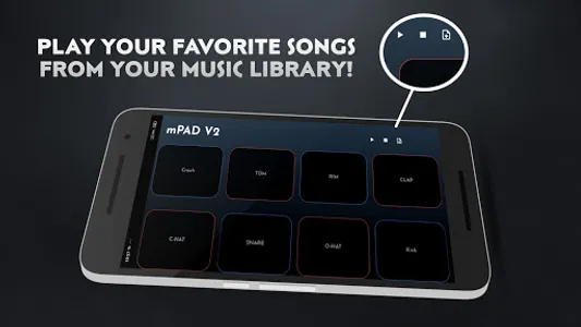 mPAD - Mobile Octapad & Drum screenshot 2
