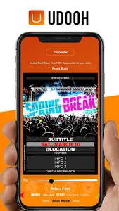 UDooh - The Flyer Maker screenshot 3
