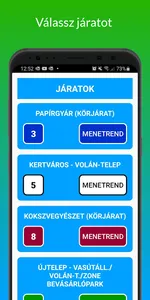 Dunaújváros menetrend screenshot 0