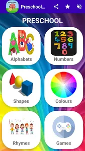 PRESCHOOL Learning App screenshot 1