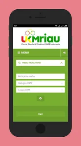 Portal Direktori UKM Riau screenshot 3