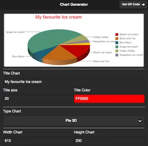 Chart & QR Code Generator screenshot 0