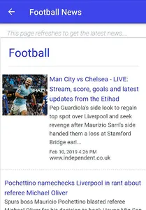 Live Sports News screenshot 3