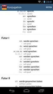 Collins German Dictionary screenshot 1