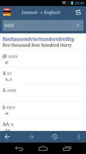 Collins German Dictionary screenshot 2