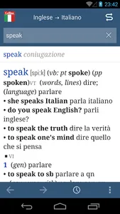 Collins Italian Dictionary screenshot 0