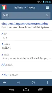 Collins Italian Dictionary screenshot 2