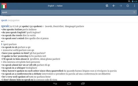 Collins Italian Dictionary screenshot 4