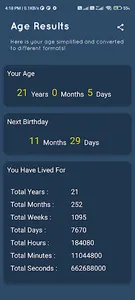 Age Calculator screenshot 1