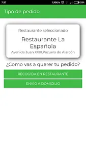 Restaurante la española screenshot 1