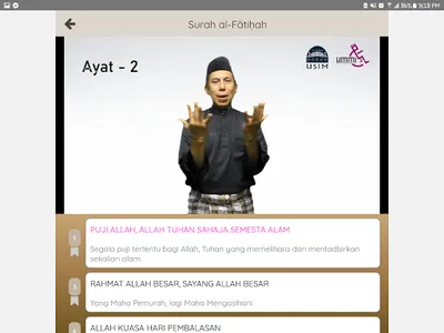 Quran Isyarat screenshot 9