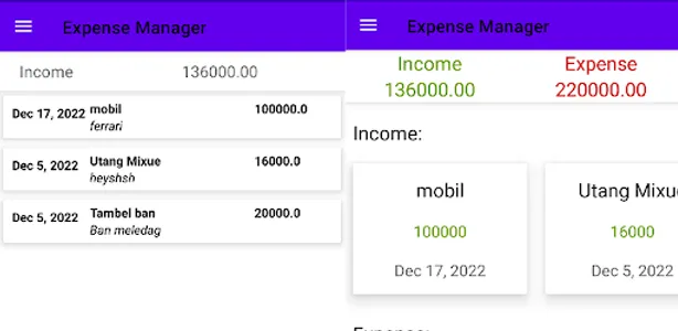 Moneyger screenshot 2