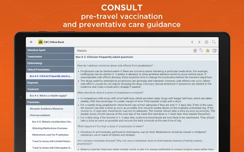 CDC Yellow Book screenshot 11