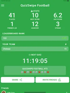 QuizSwipe Football screenshot 16