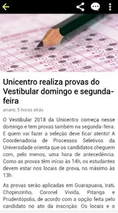 Unicentro Notícias screenshot 1