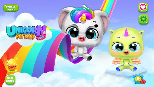 Unicorn Baby Care Unicorn Game screenshot 0