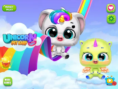 Unicorn Baby Care Unicorn Game screenshot 12