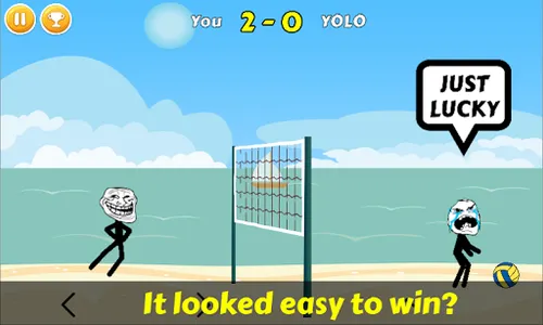 Super Troll: Volleyball screenshot 1