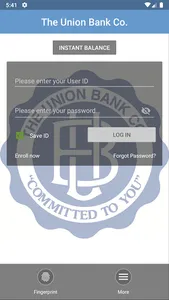 The Union Bank Mobile Banking screenshot 1