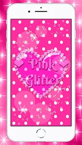 Glitter Wallpaper Pink Glitter screenshot 0