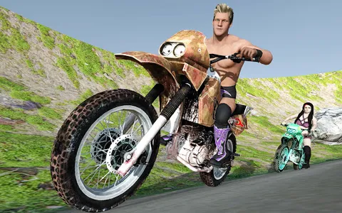 Wrestlers Moto Stunts Racer screenshot 1