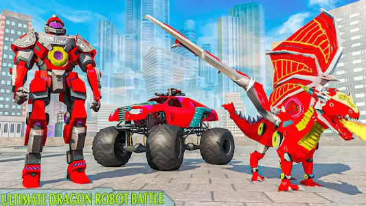 Flying Dragon Robot War Game screenshot 0