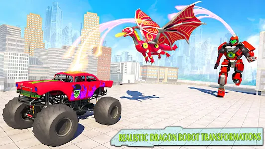 Flying Dragon Robot War Game screenshot 9