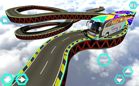 Impossible Bus Sim Track Drive screenshot 0