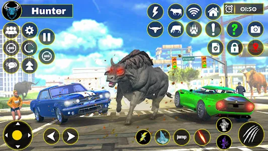 Scary Wild Cow Rampage Game screenshot 0