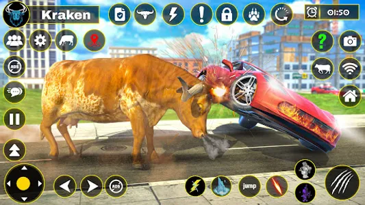 Scary Wild Cow Rampage Game screenshot 15