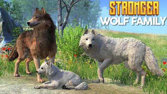 Virtual Arctic Wolf Family Sim screenshot 14