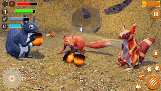 Wild Squirrel Family Sim 3D screenshot 11