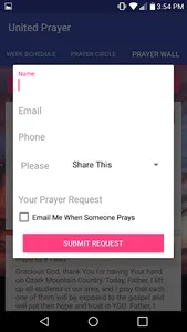 United Prayer for OMC screenshot 4