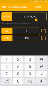 GCF - LCM Calculator screenshot 6