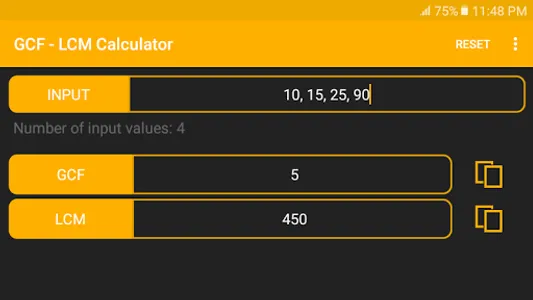 GCF - LCM Calculator screenshot 8