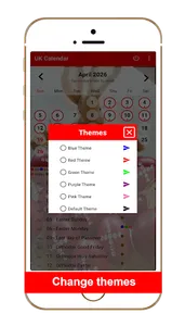 UK Calendar 2026 screenshot 6