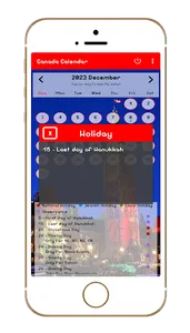 Canada Calendar screenshot 1