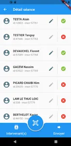 E-margement screenshot 2