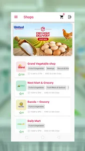 Grocery App screenshot 0