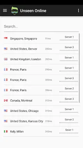 Unseen Online - Freedom VPN screenshot 2