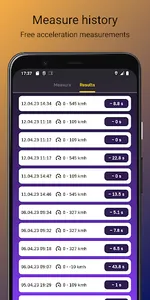 Dragger-car acceleration meter screenshot 4