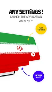 Iran Flag & National anthem screenshot 1