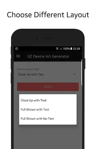 Device Art Generator with Text screenshot 1