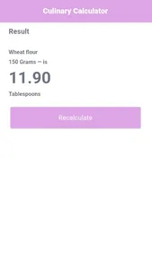 Culinary Calculator screenshot 7