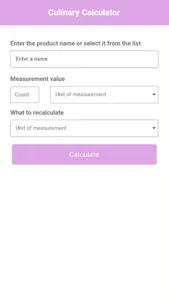 Culinary Calculator screenshot 8