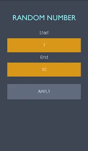 Random numbers screenshot 1