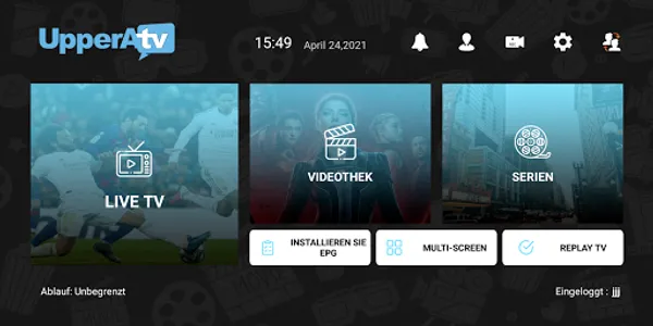 UPPERA TV App, IPTV Austria screenshot 2